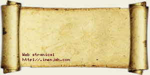 Rumena Crnoglavac vizit kartica